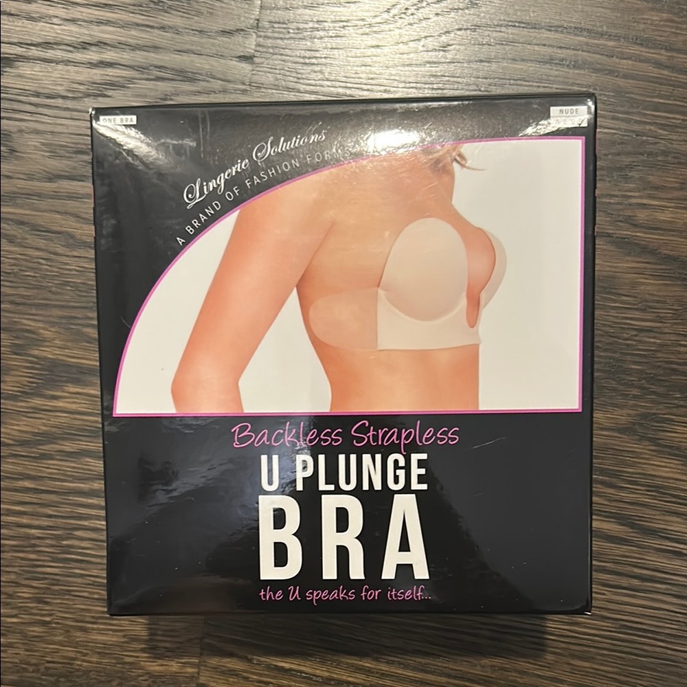 Lingerie Solutions Backless Strapless U Plunge Bra - Nude